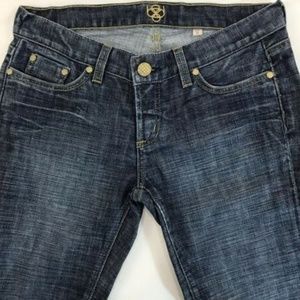 Women's Bebe Jeans size 26 waist 26" BAJA Wash Low